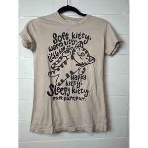 Juniors Big Bang Therory Soft Kitty‎ Shirt size Medium